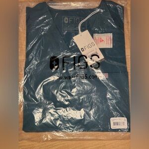 Figs Catarina Carribean Blue XS NWT